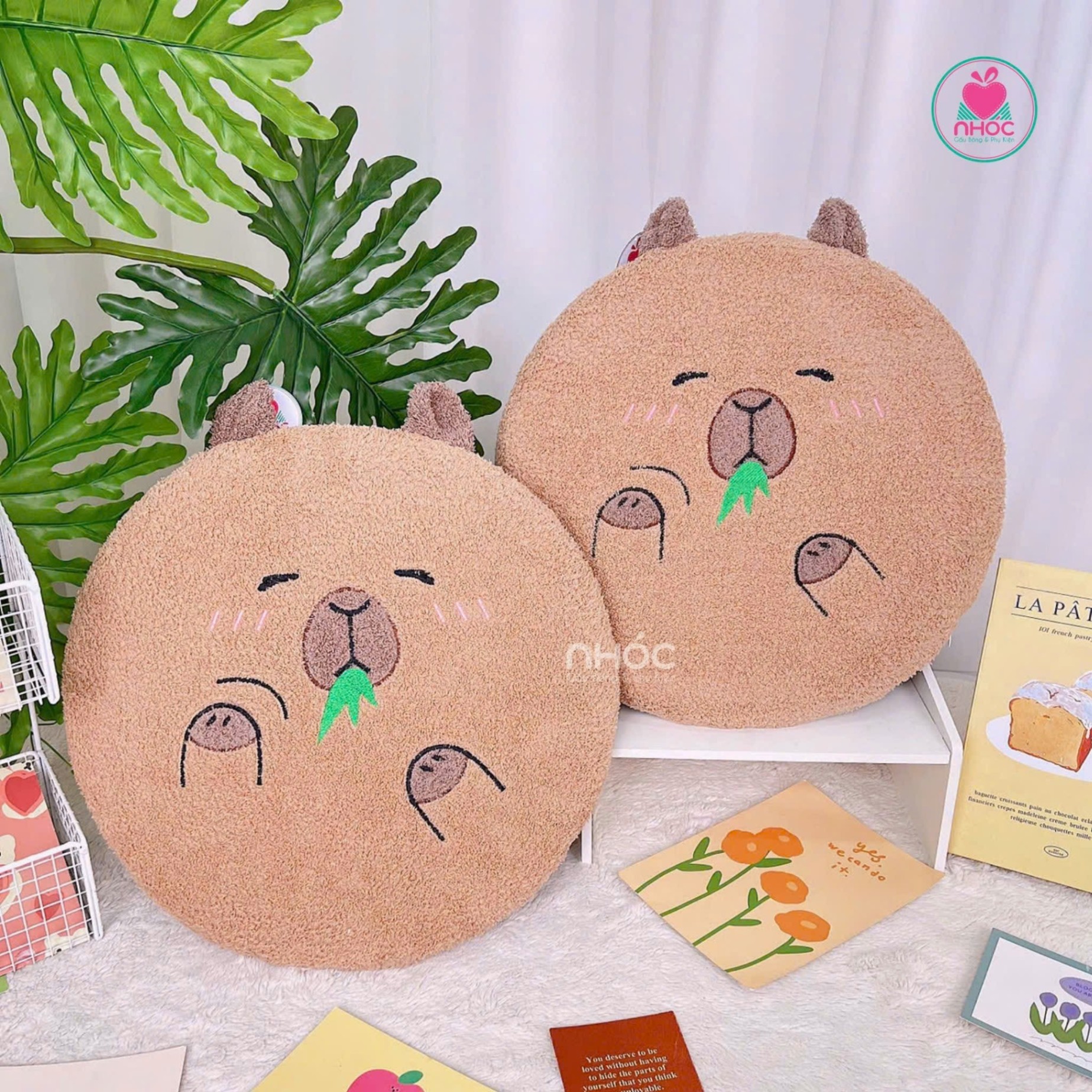 Gối tựa lưng CSN Capybara - Ăn cỏ - 24001