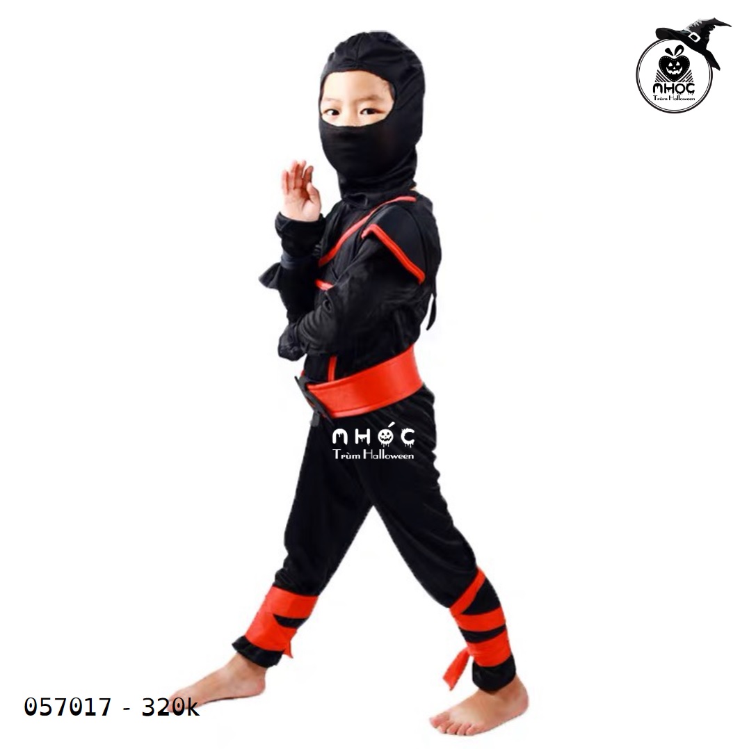 Bộ đồ TE ninja vải thun thắt lưng đỏ - Size M - 115380