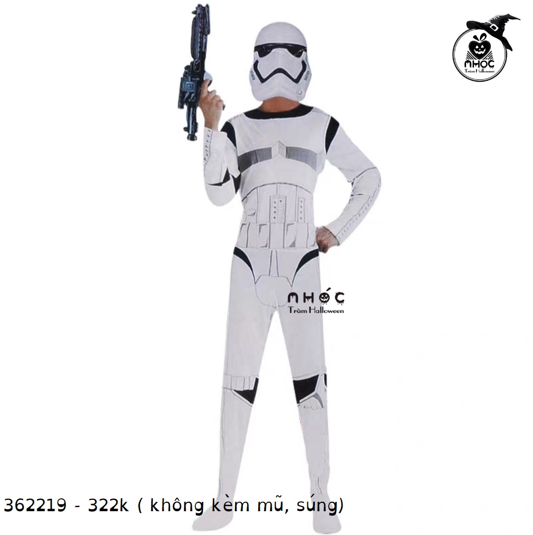 Bộ đồ bay siêu nhân Star Wars - Trắng - Size L - 32001