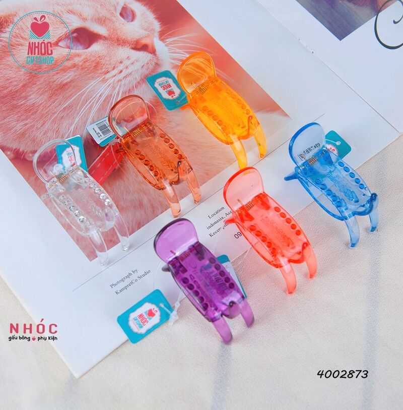 Gắp 3 chấu Honey trong màu - 3001