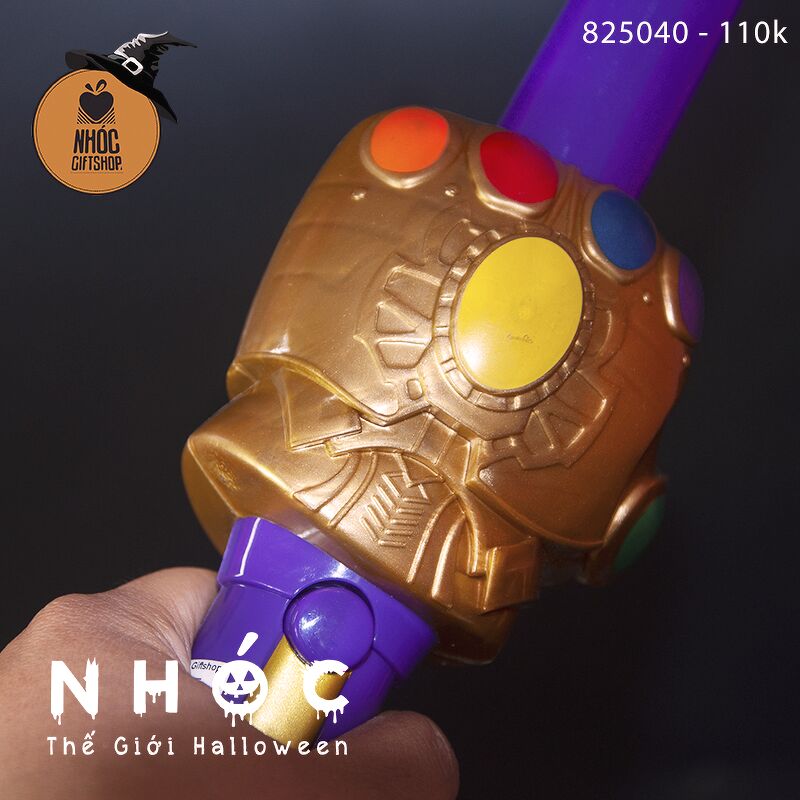 Vũ khí Marvel giũ 3 khúc có đèn - Người sắt tím - 11001