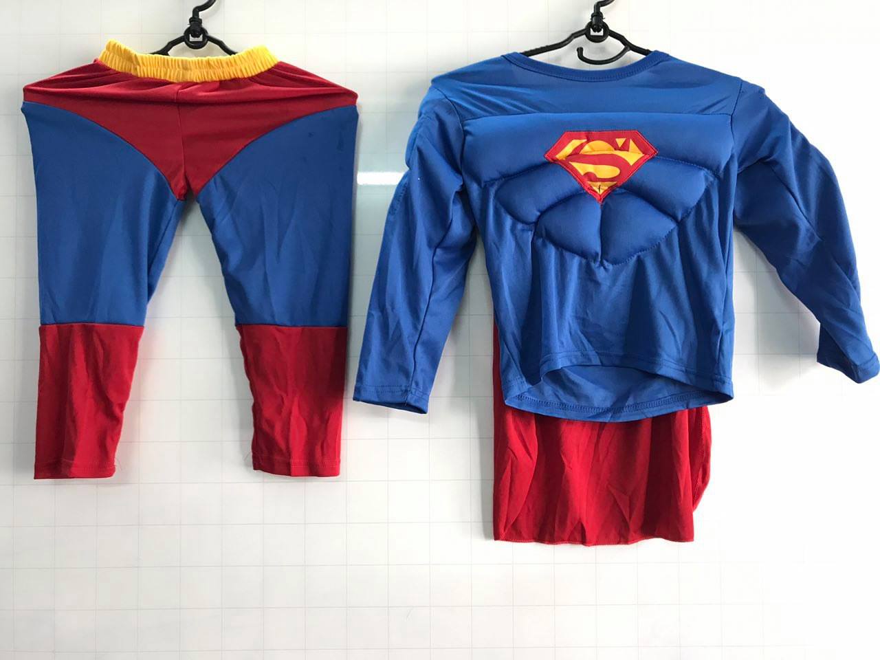 Bộ đồ TE Superman tay phồng vải thun - Size 9 - 100410