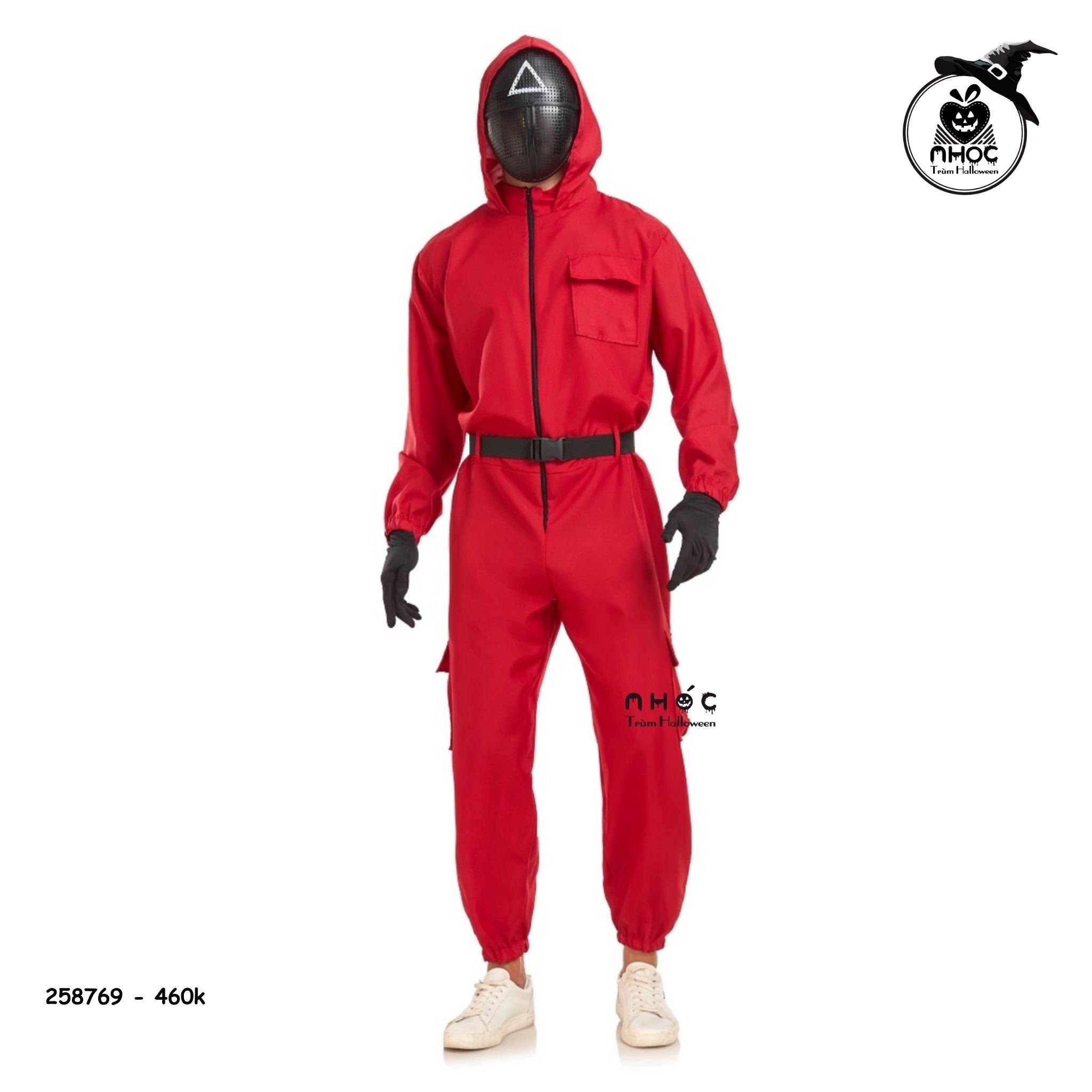 Bộ đồ Squid Game combo mặt nạ - Size M - 120460