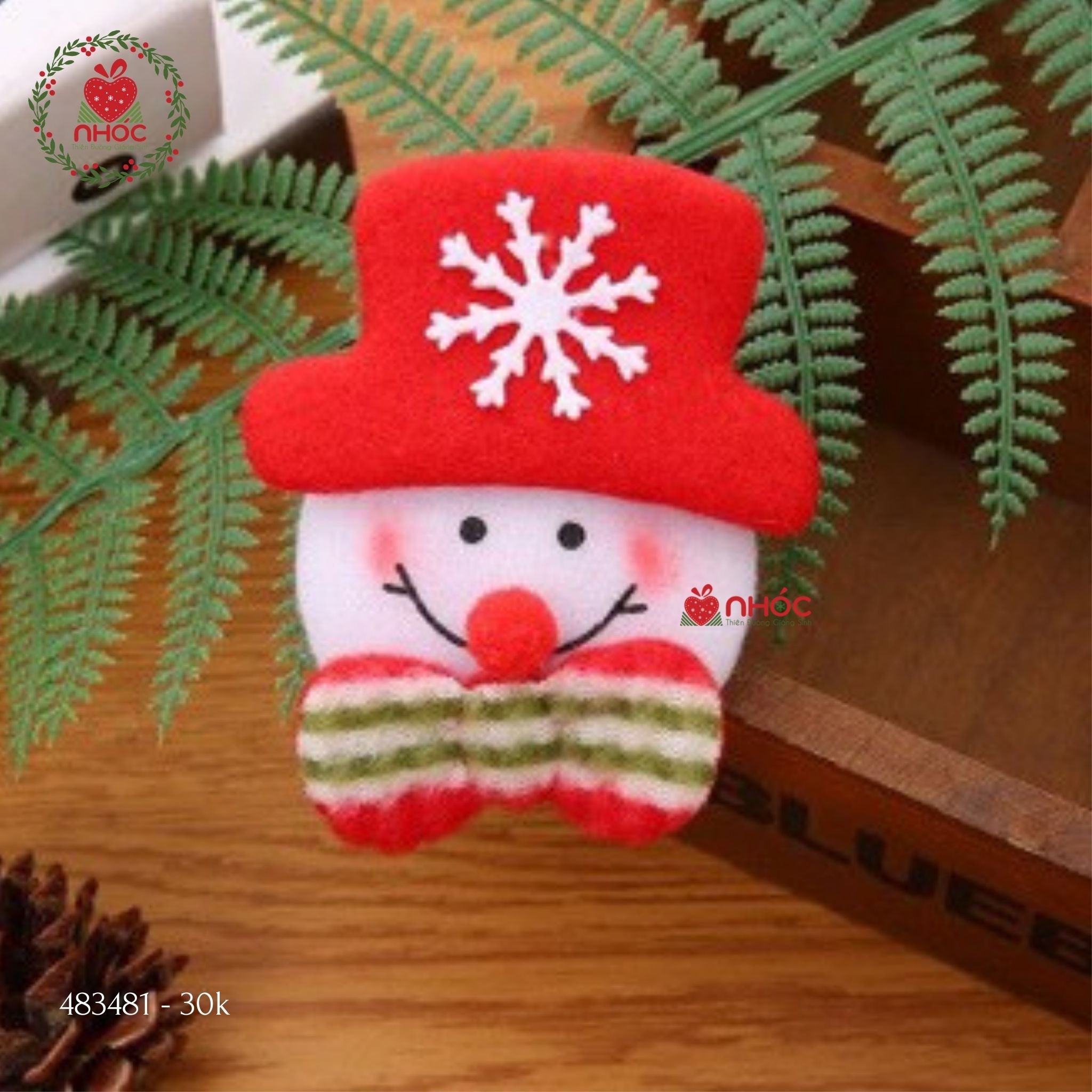 Cài áo noel người tuyết - 3001