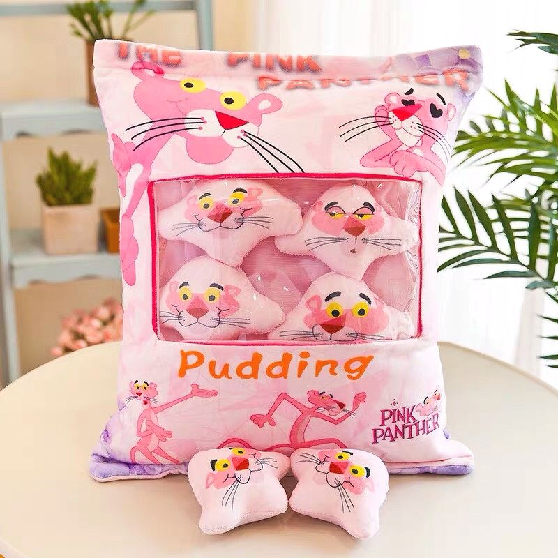 Gối bông túi thần kỳ Báo hồng - 40350
