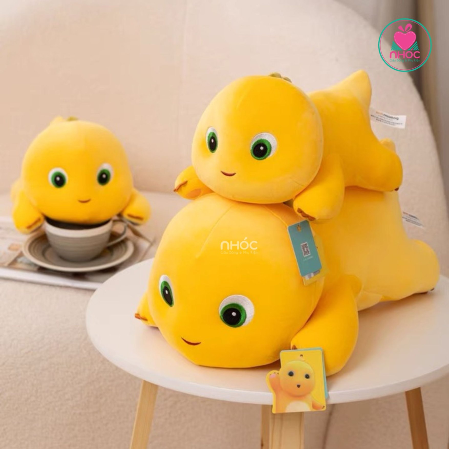 Gối ôm Khủng long siêu quậy lông mịn nằm - TC - 100620