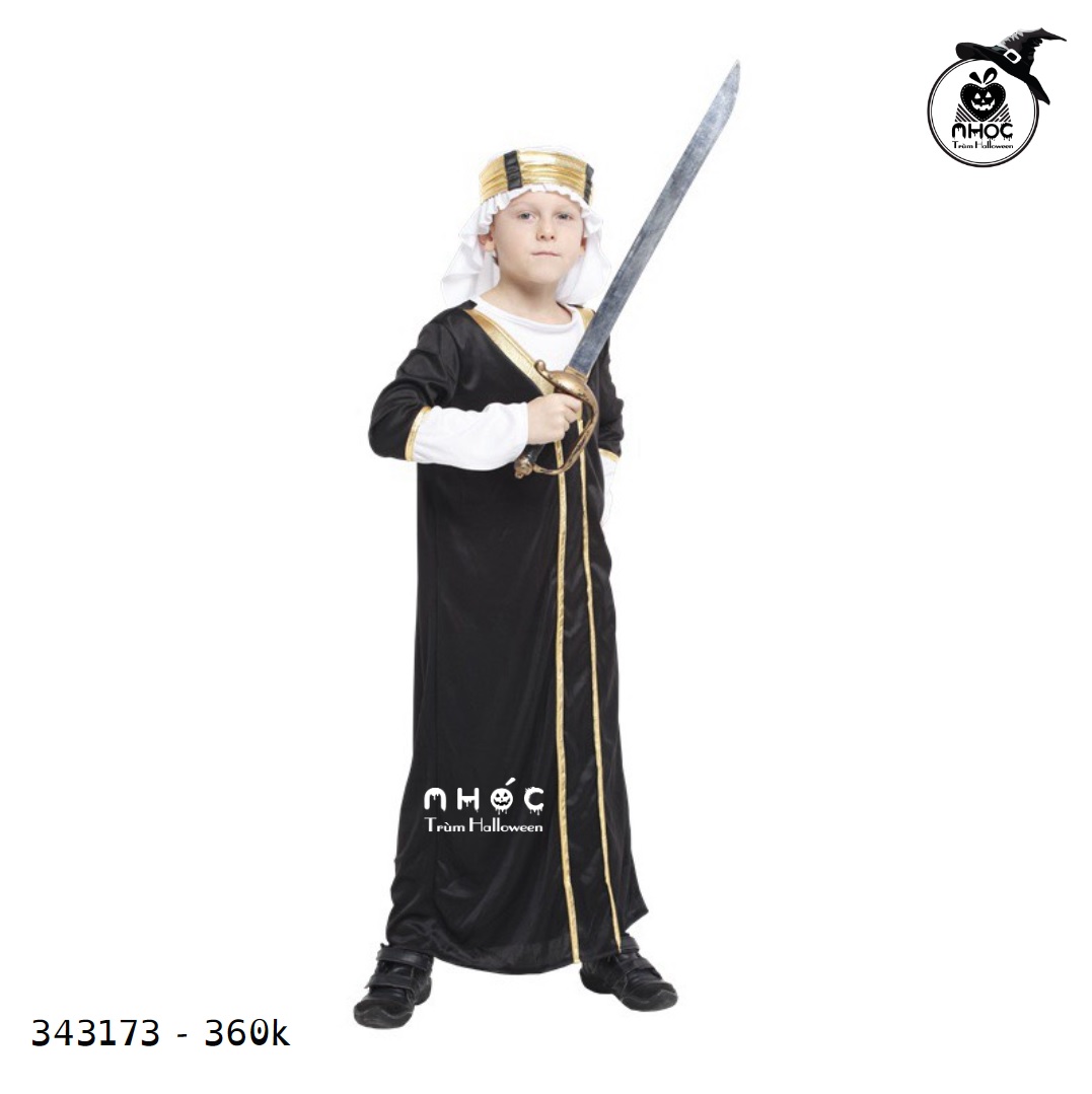 Aó halloween Arabian prince combo nón - Size XL - 36001
