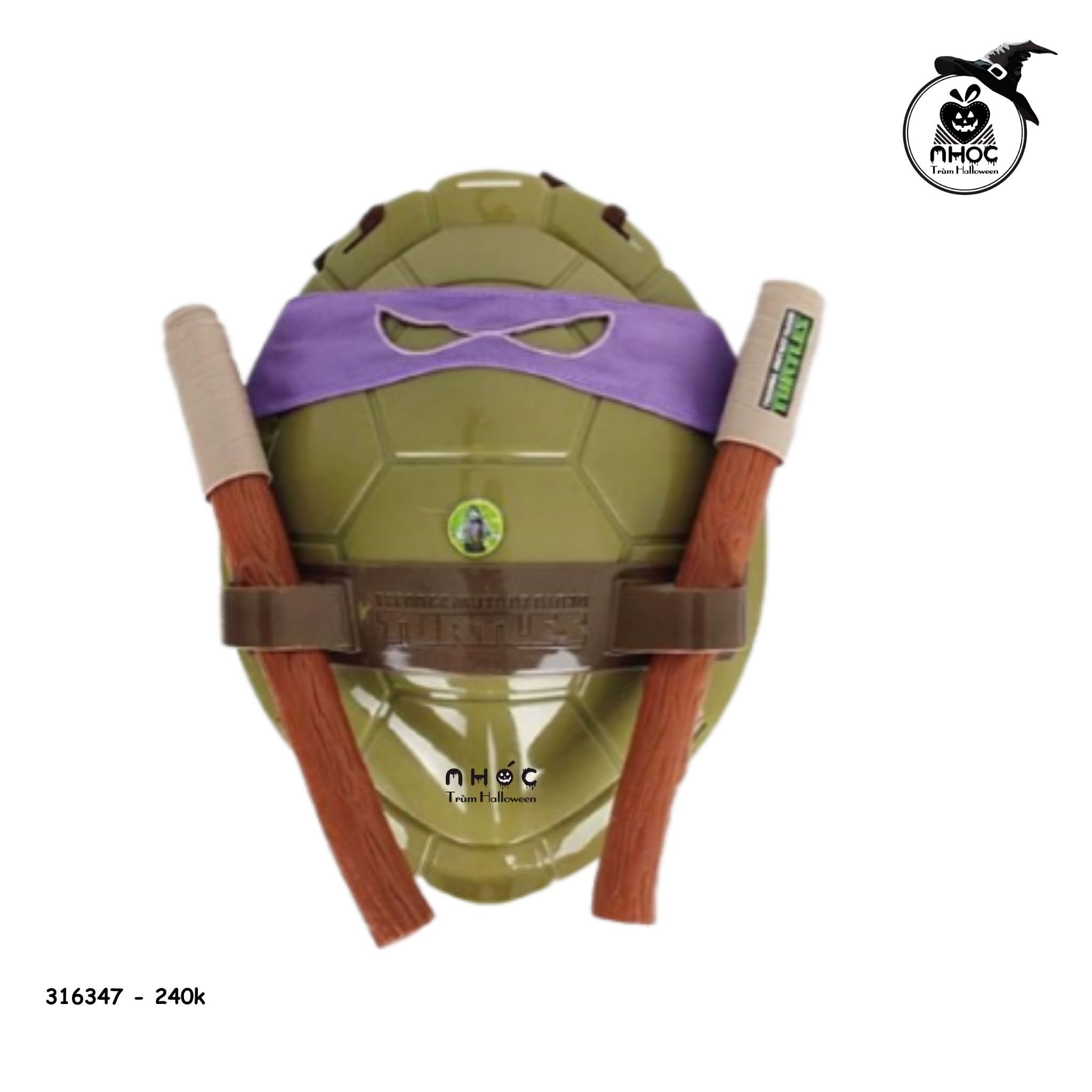Bộ vũ khí Ninja rùa - Nâu - 24001
