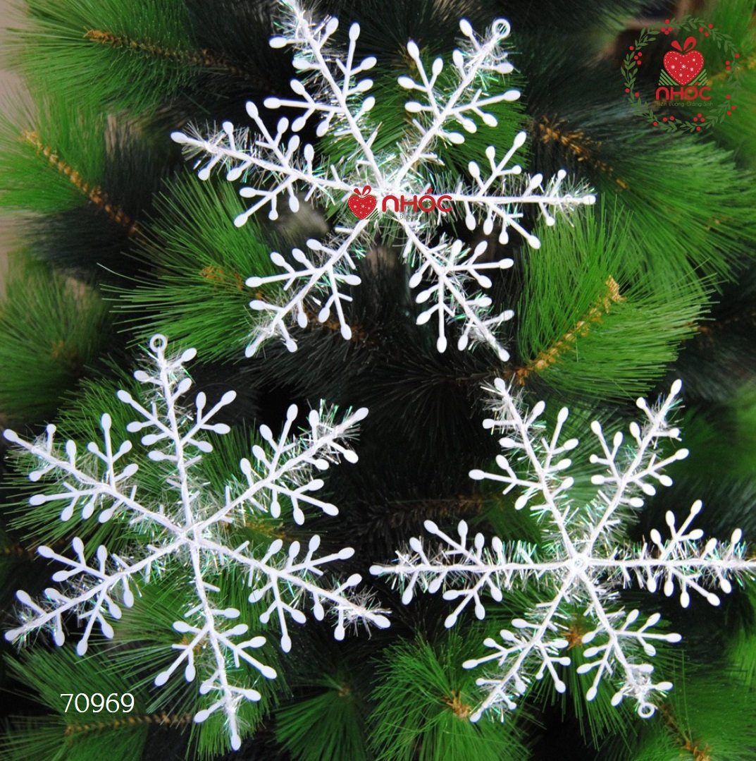 Bông tuyết nhựa bộ 3 cái - 1525
