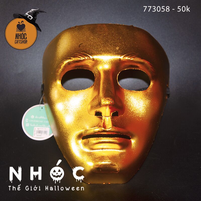 Mặt nạ nhựa Nam - Vàng - 5001