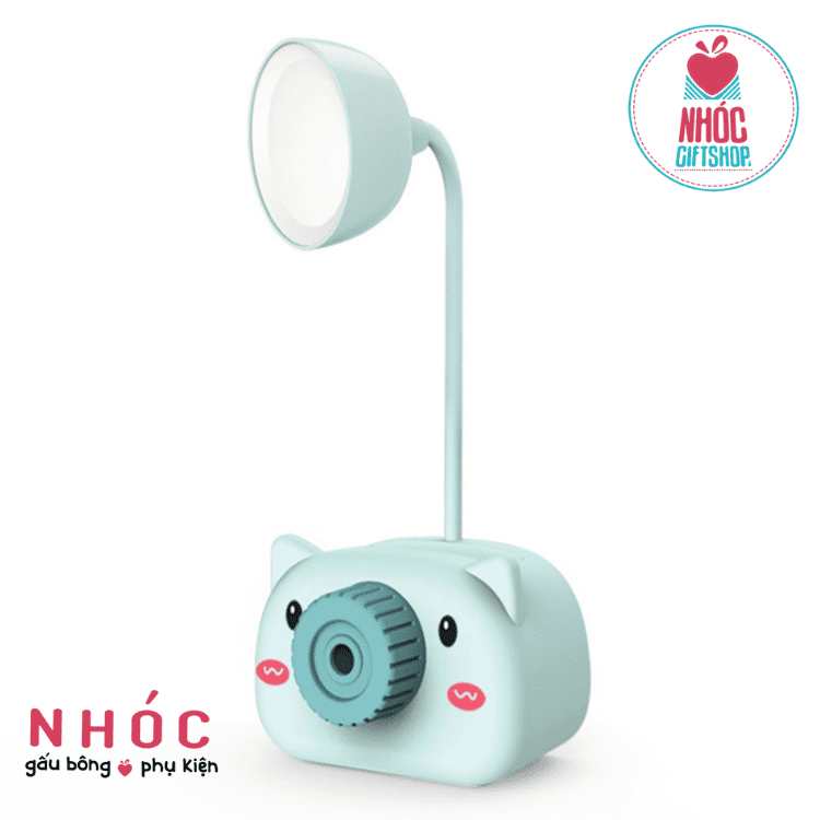 Đèn ngủ heo 4 trong 1 - Xanh da trời - 14001