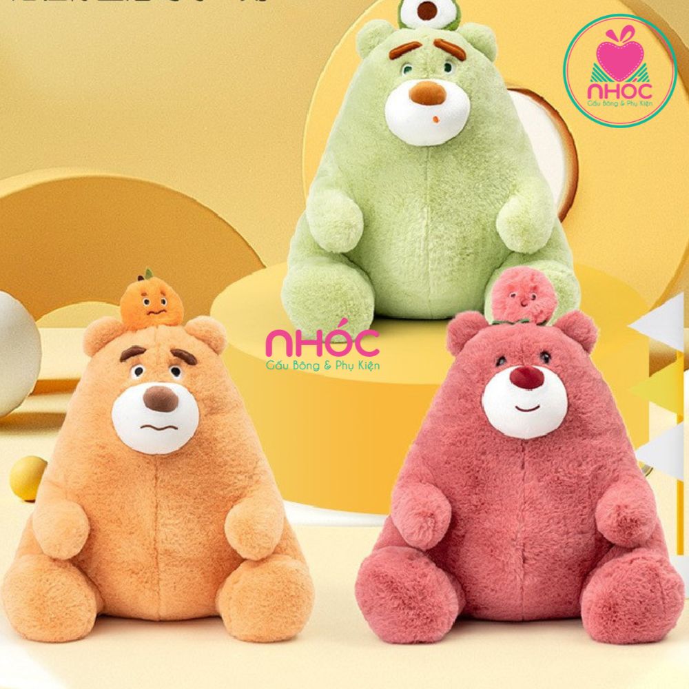 Thú bông nhỏ Gấu Toy Story đầu đính trái cây