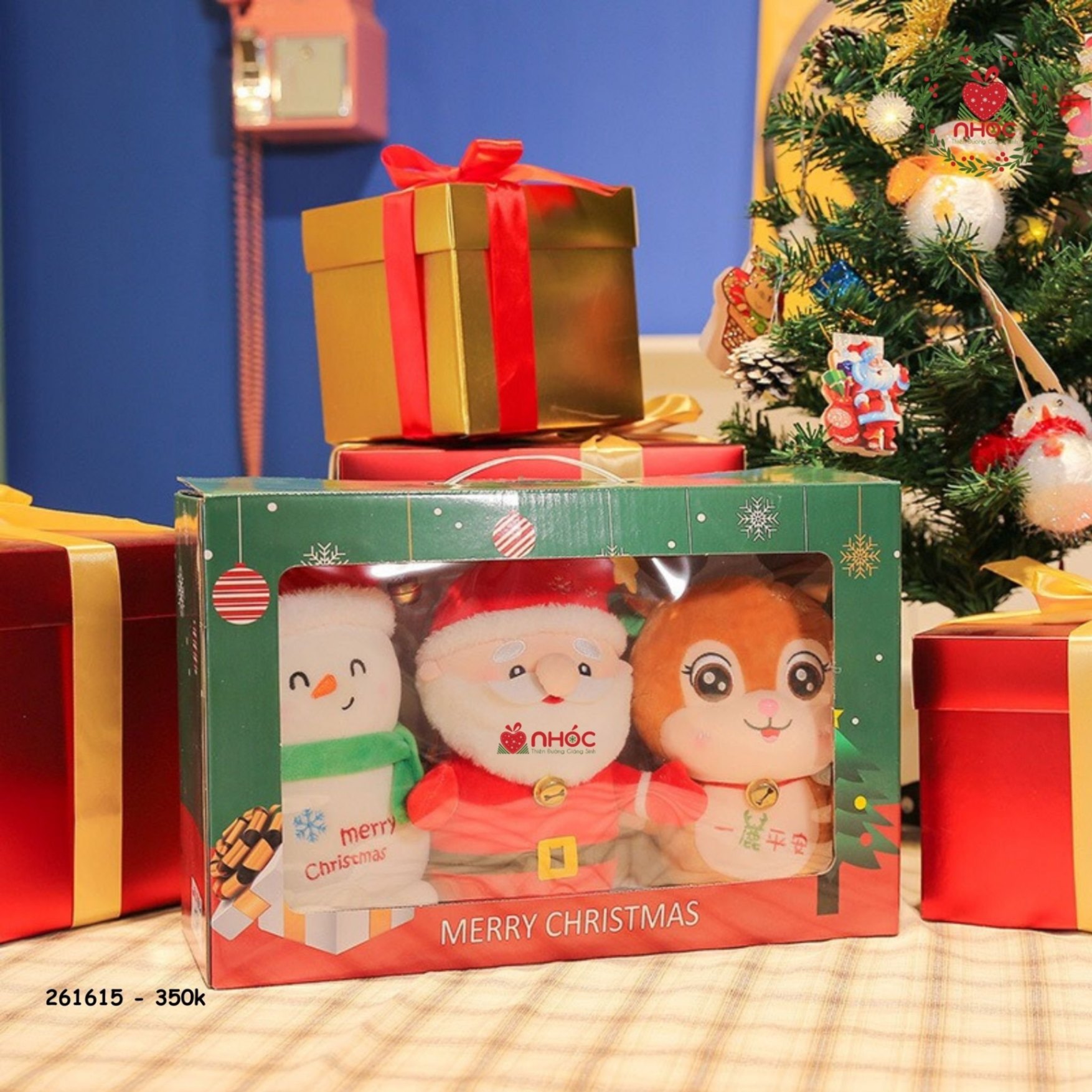 Thú bông Noel combo hộp quà - 35001