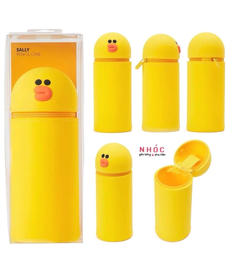 Bóp đựng viết silicone Vịt - Vàng - 16001