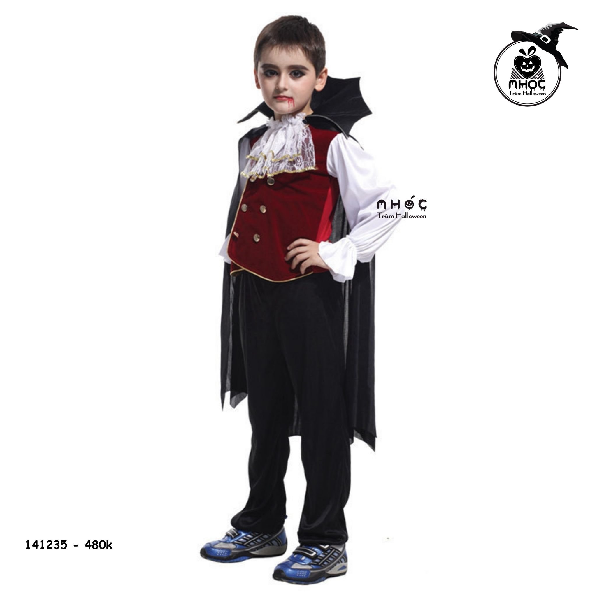 Bộ đồ ma cà rồng Noble Vampire combo khăn cổ - Size L - 130480