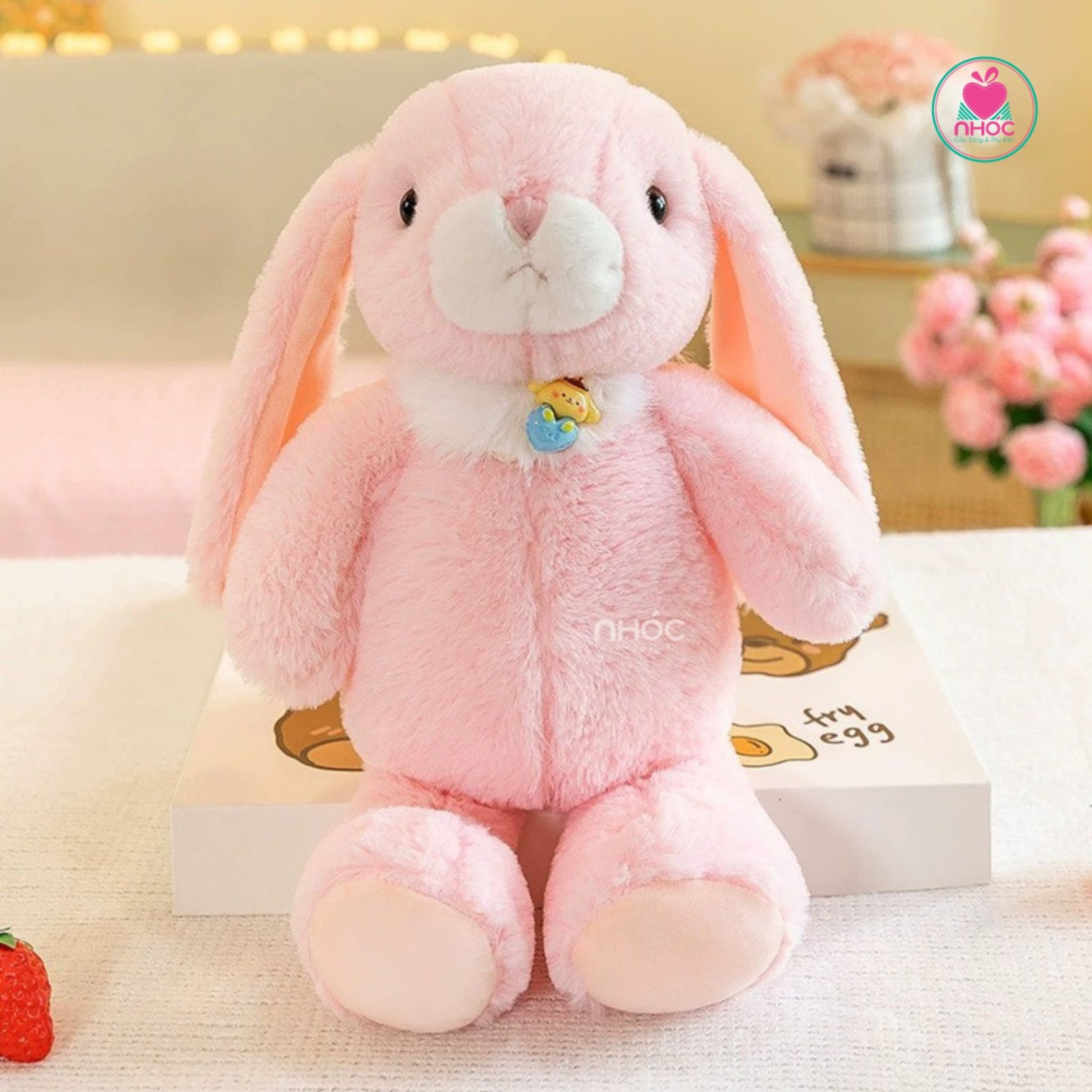 Thú bông Thỏ bunny đeo khăn choàng CH - 30120