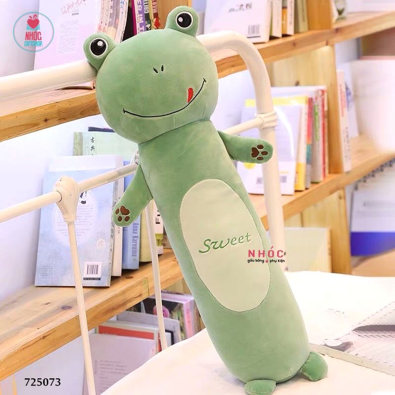 Gối ôm thú Sweet lông mịn - Ếch xanh lá - 100490