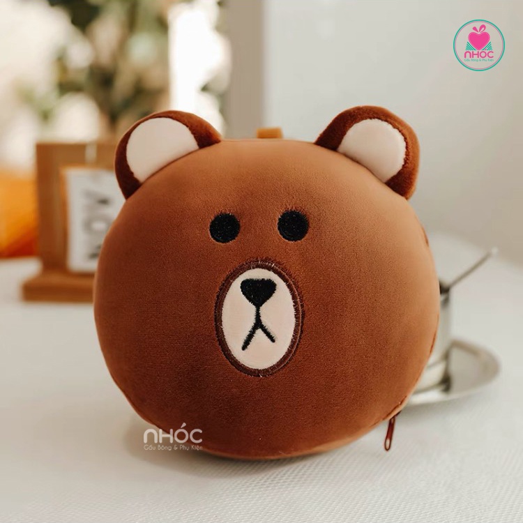 Bịt mắt ngủ kiểu Gấu Brown - 14001