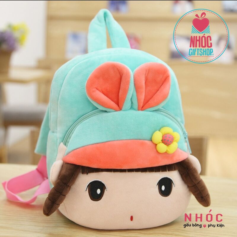 Balo bông Búp bê - Xanh ngọc - 15001