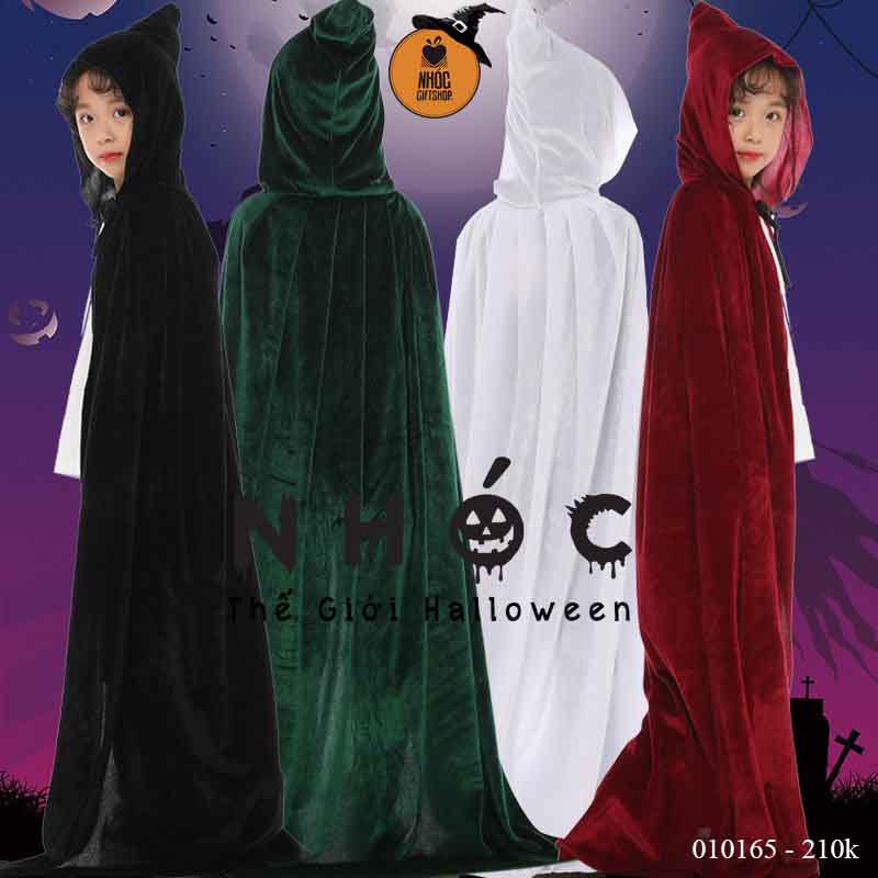 Áo choàng halloween hươu vải nhung - 21001