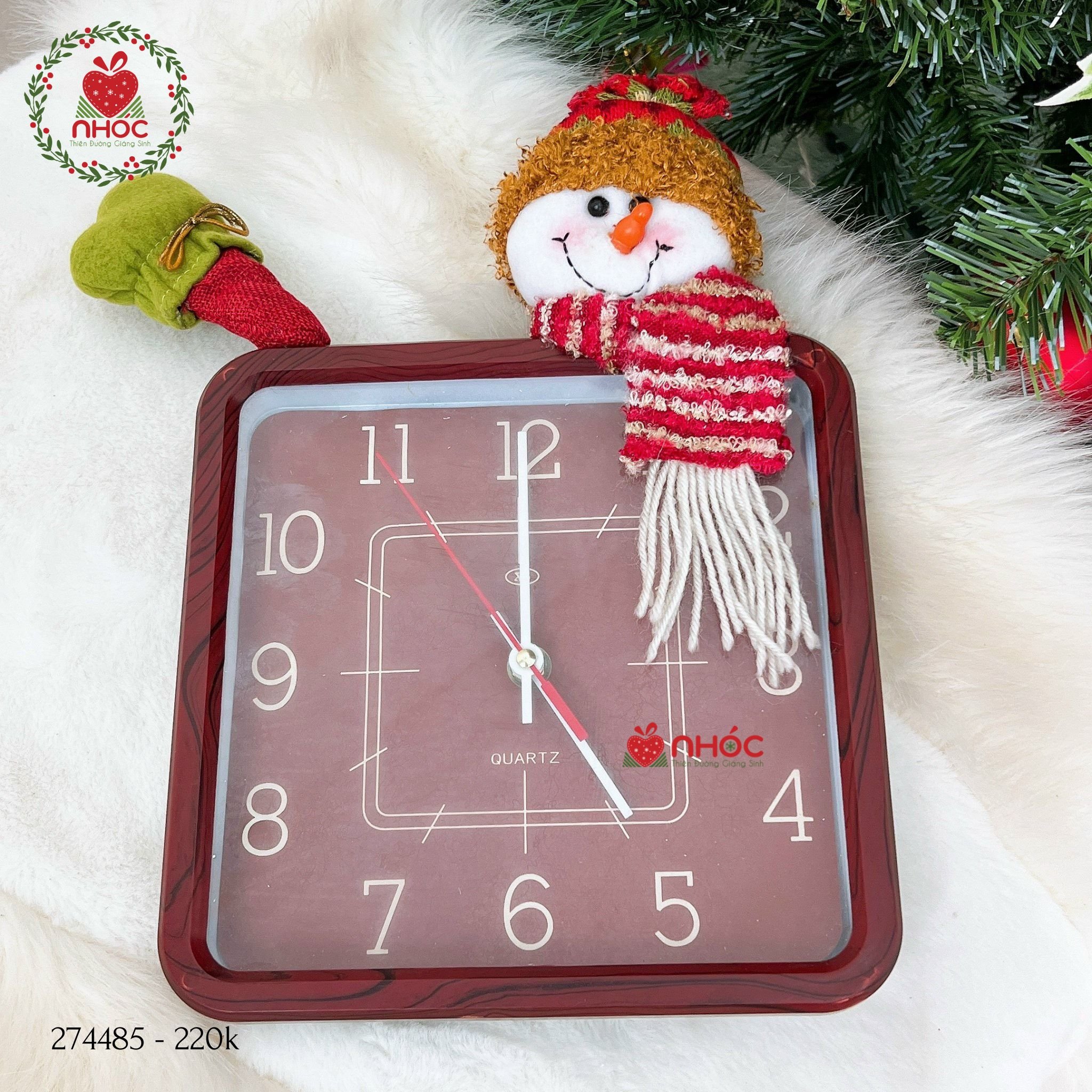 Đồng hồ treo tường noel 22001