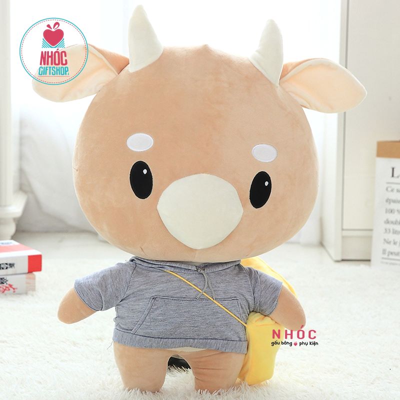 Thú bông Chú Bò Thư Ký Kim TC - Nâu nhạt - 70520