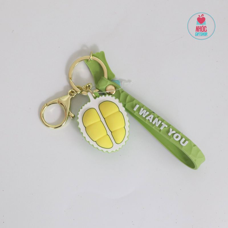 Móc khóa poly dẻo sầu riêng - 5001