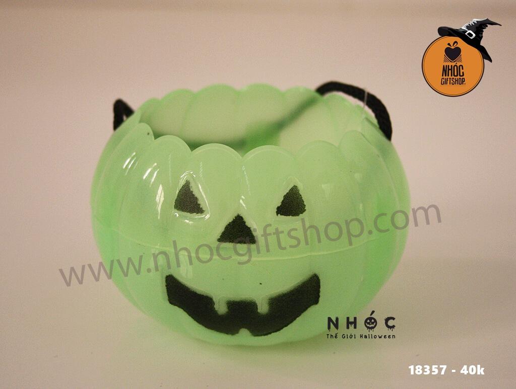 Giỏ bí ngô dạ quang - 9501