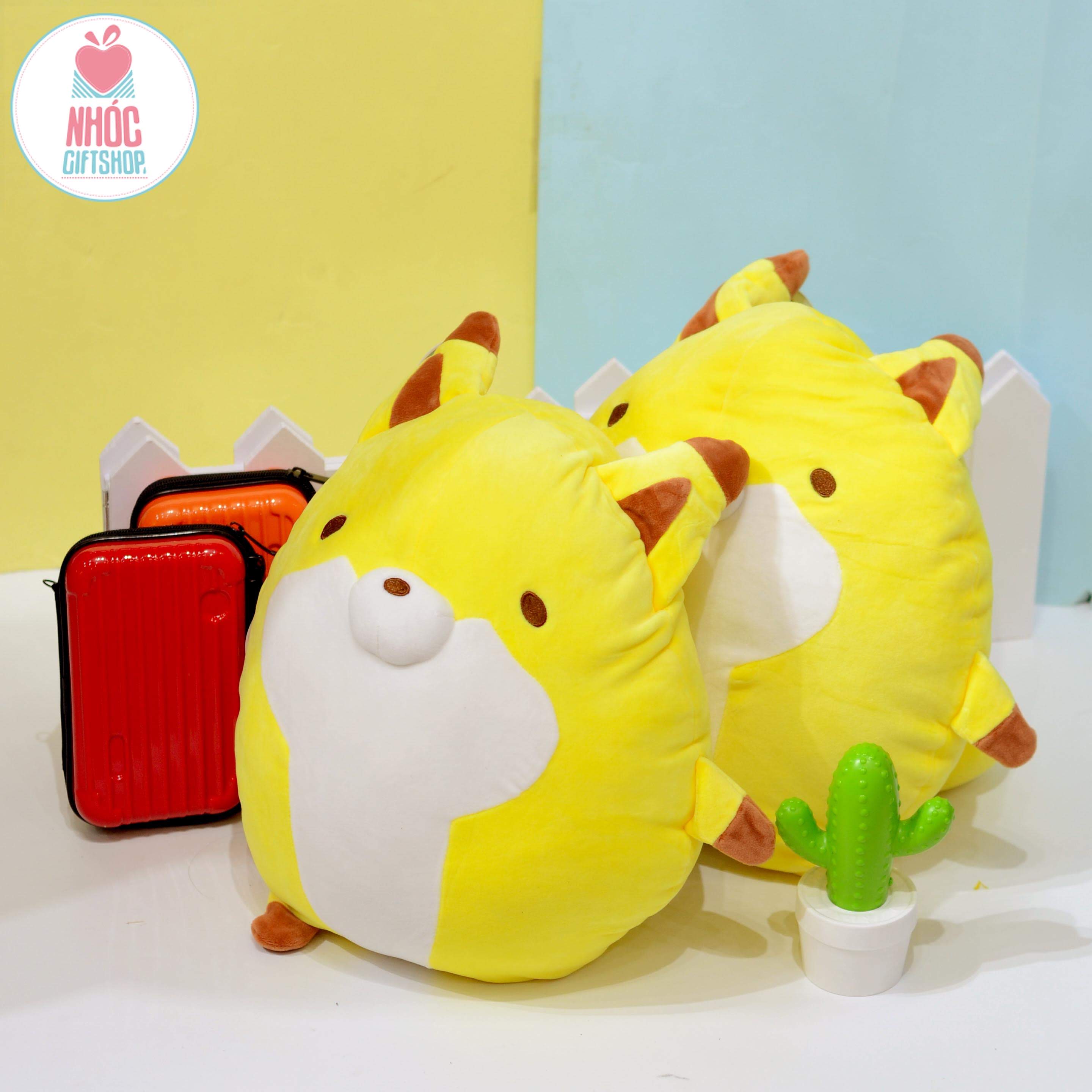 Gối bông Chồn lông mịn - Vàng - 45220