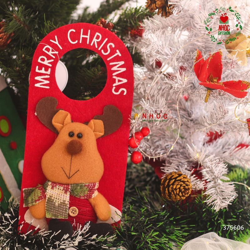 Bảng treo noel nỉ tuần lộc - 3070