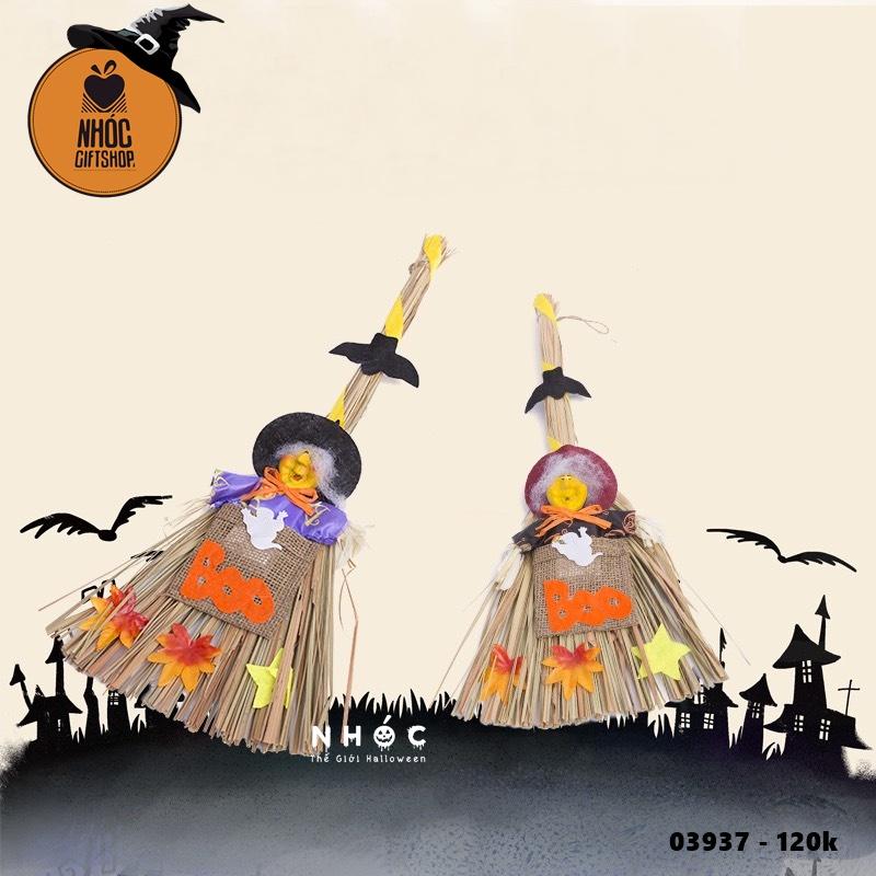 Chổi phù thủy nón áo - Đen - 12001