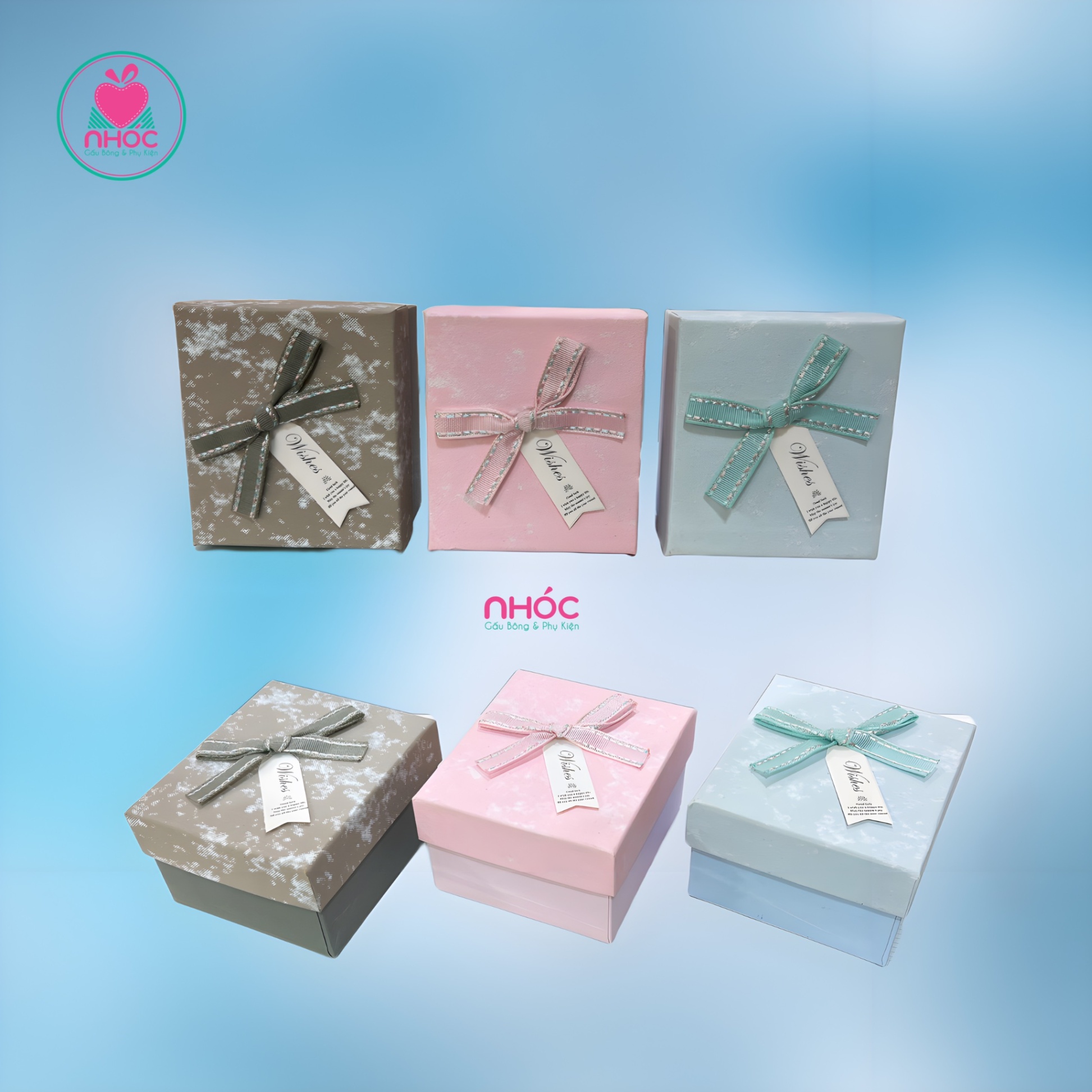 Hộp quà Hàn quốc Chữ nhật nhỏ - 9*8*5.3 - 4001