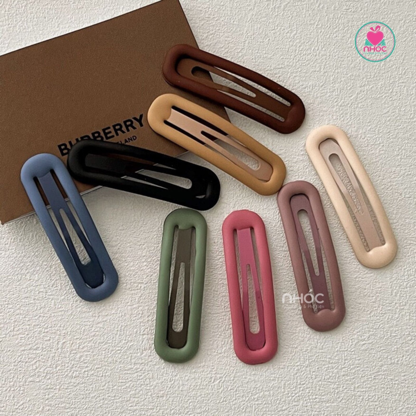 Kẹp mái chữa nhật màu combo 3 - 3001