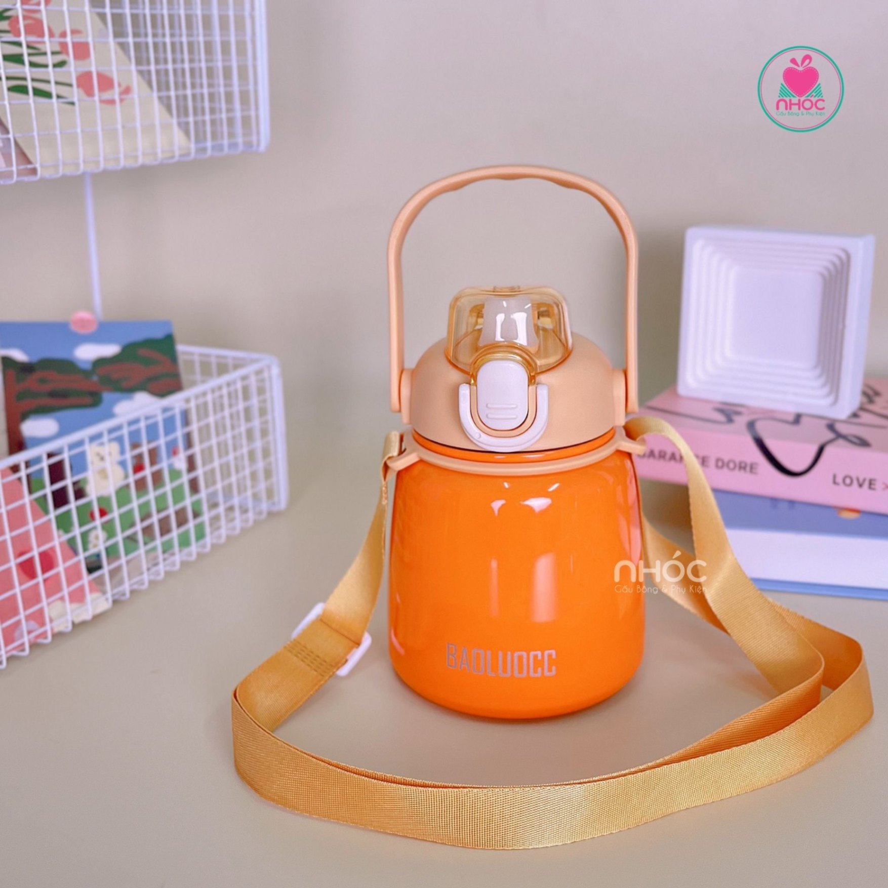 Bình giữ nhiệt Baoluocc - Cam - 650260