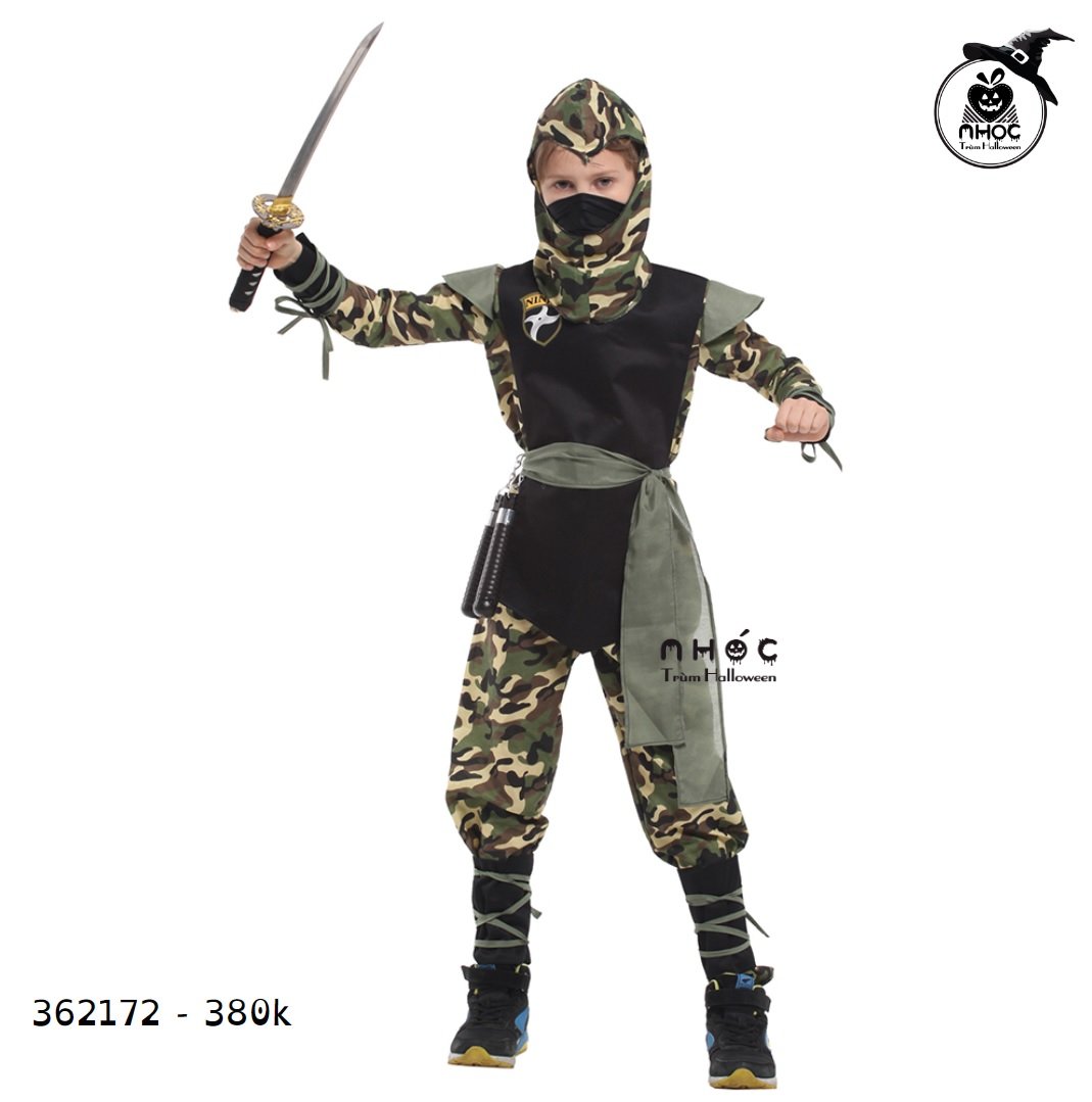 Bộ đồ bay Mystery Ninja vải lính - Size M - 42001