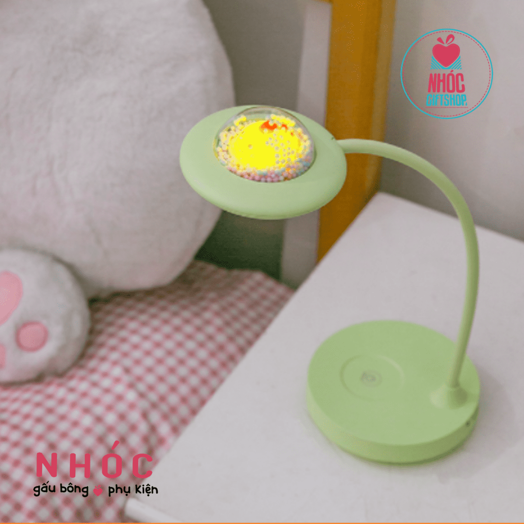 Đèn ngủ cảm ứng đĩa bay - Xanh lá - 22001