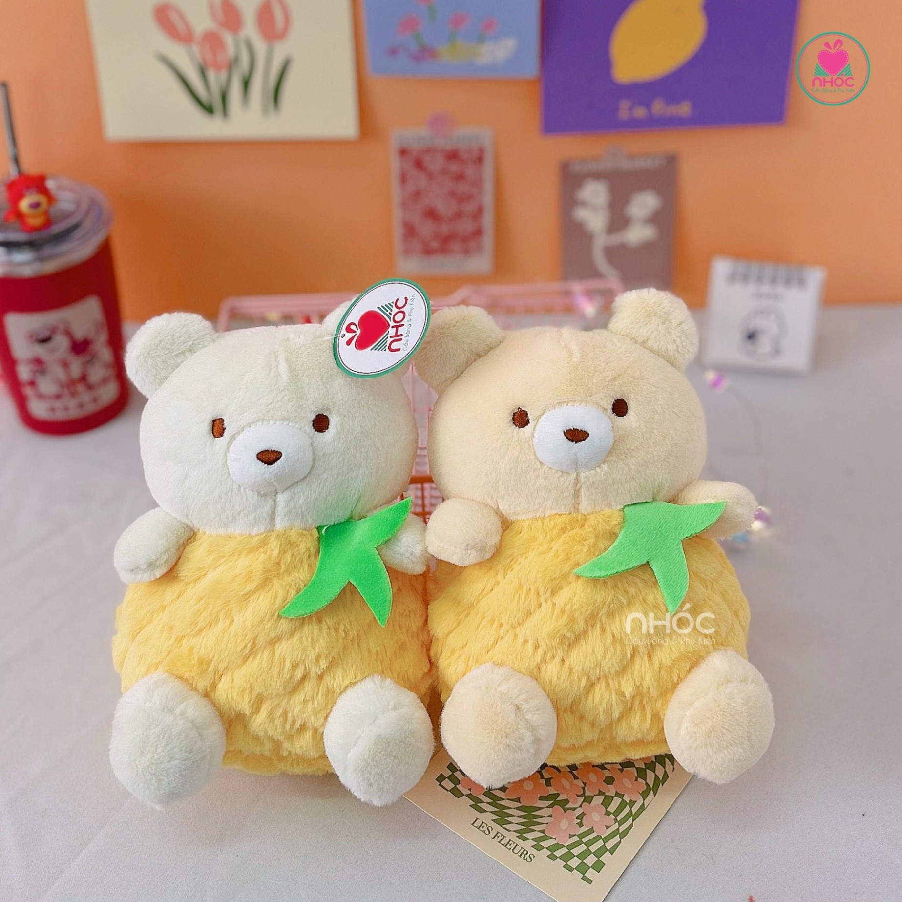 Thú bông gấu Cosplay dứa lông xù