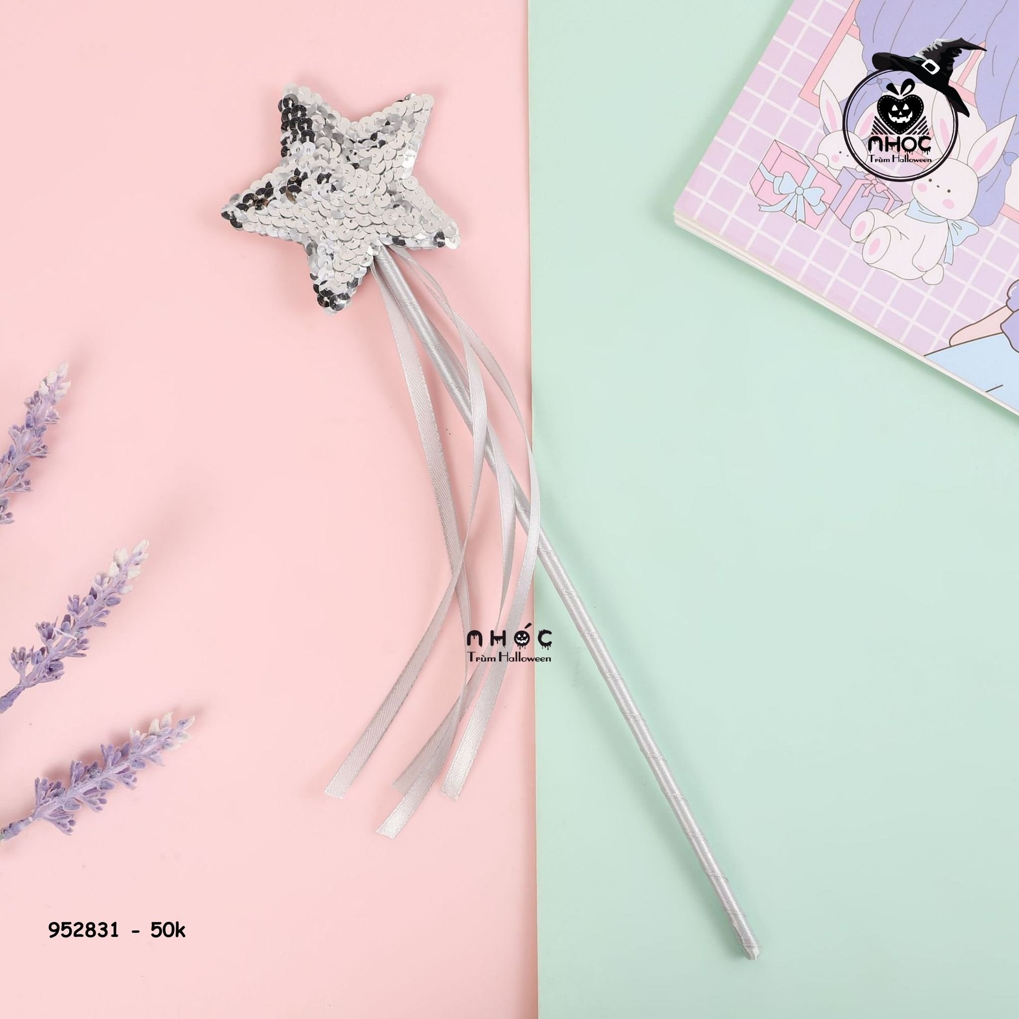 Đũa thần kim sa ngôi sao - Trắng - 5001