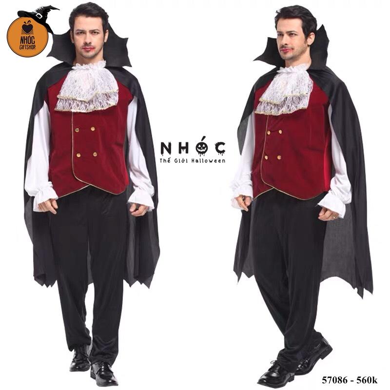 Bộ đồ NL bá tước Dracula vải nhung - Size M - 175560