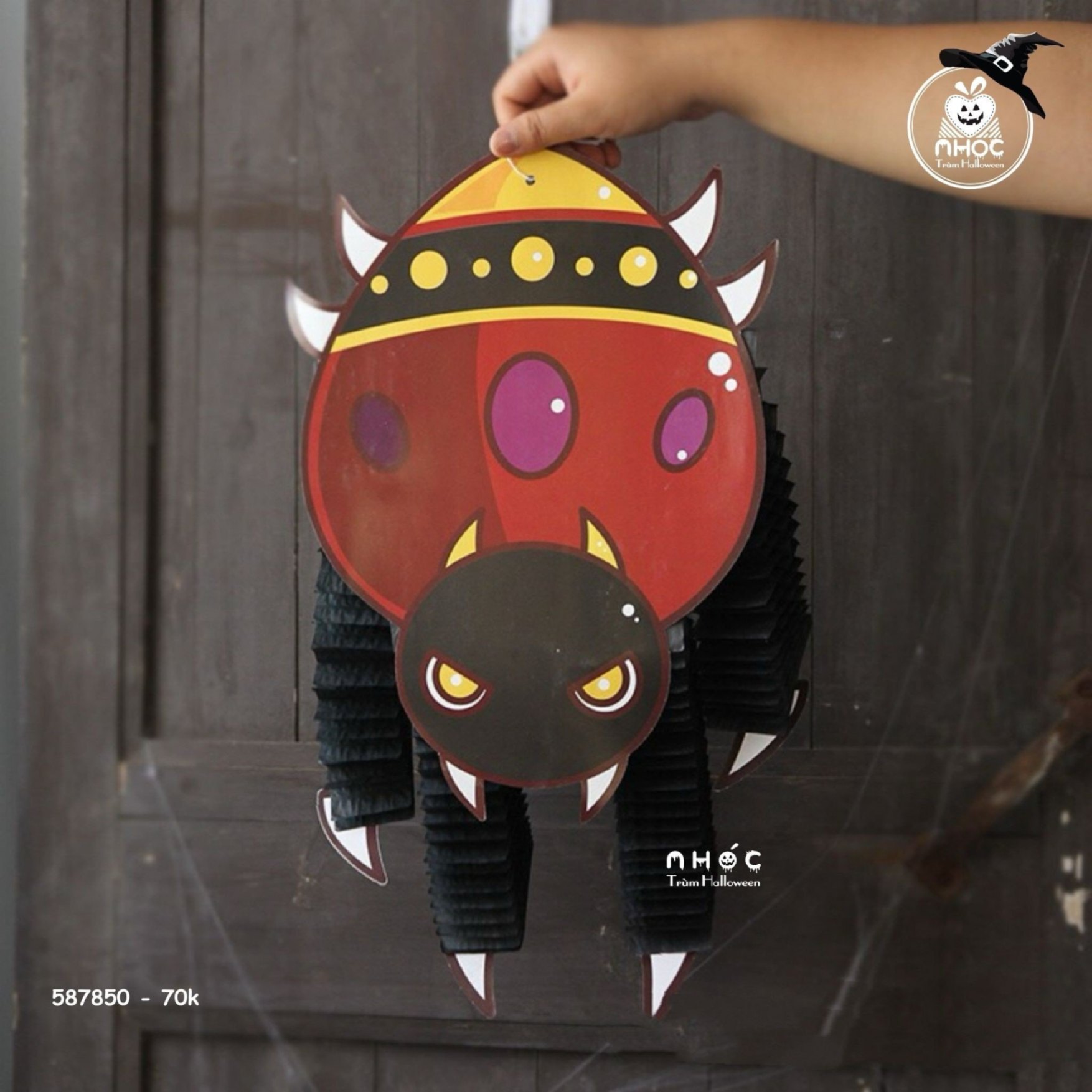 Mô hình giấy lò xo - Qủy bọ - 7001