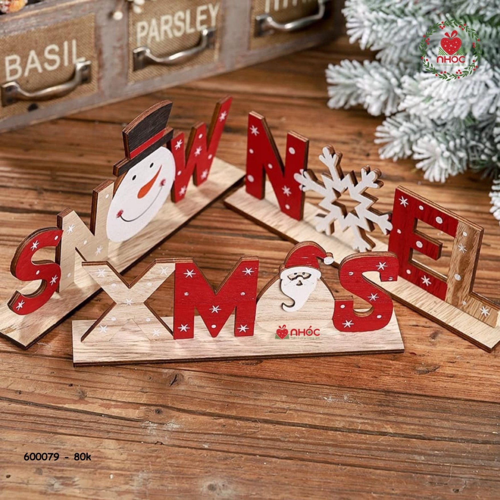 Bảng chữ - Noel - 8001