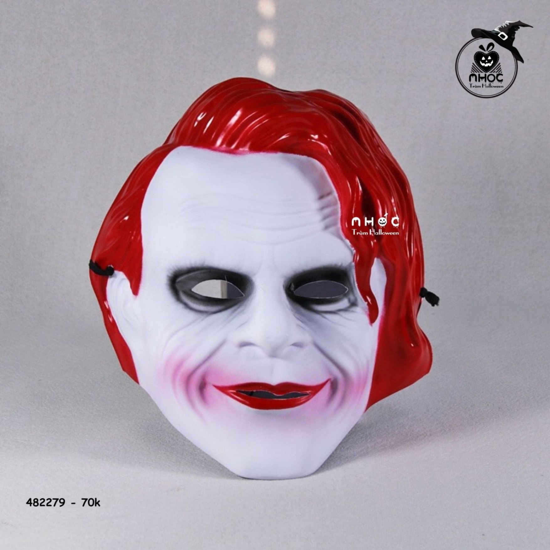 Mặt nạ nhựa sát nhân Joker - Đỏ - 7001