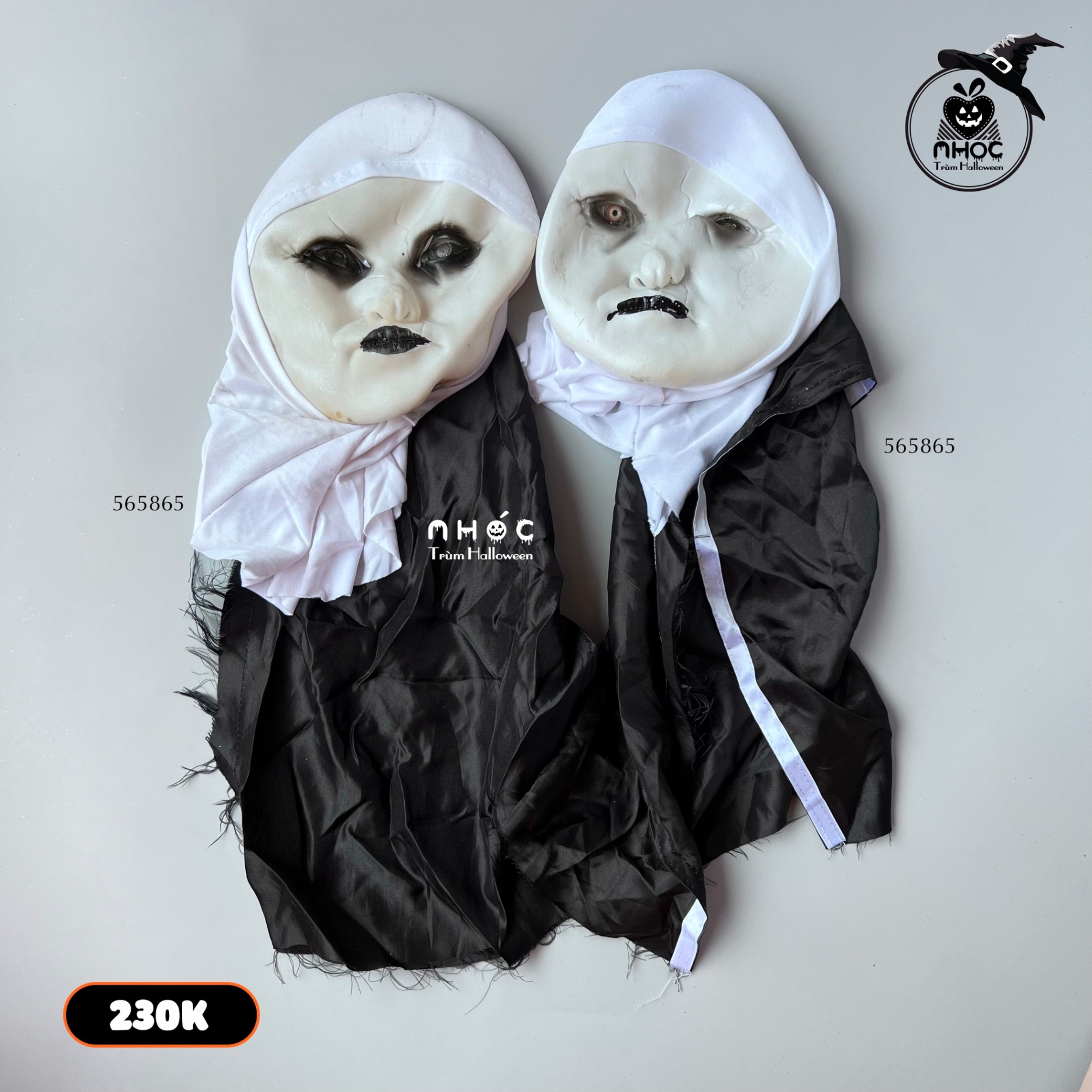 Mặt nạ da ma sơ valak vải trùm - 23001