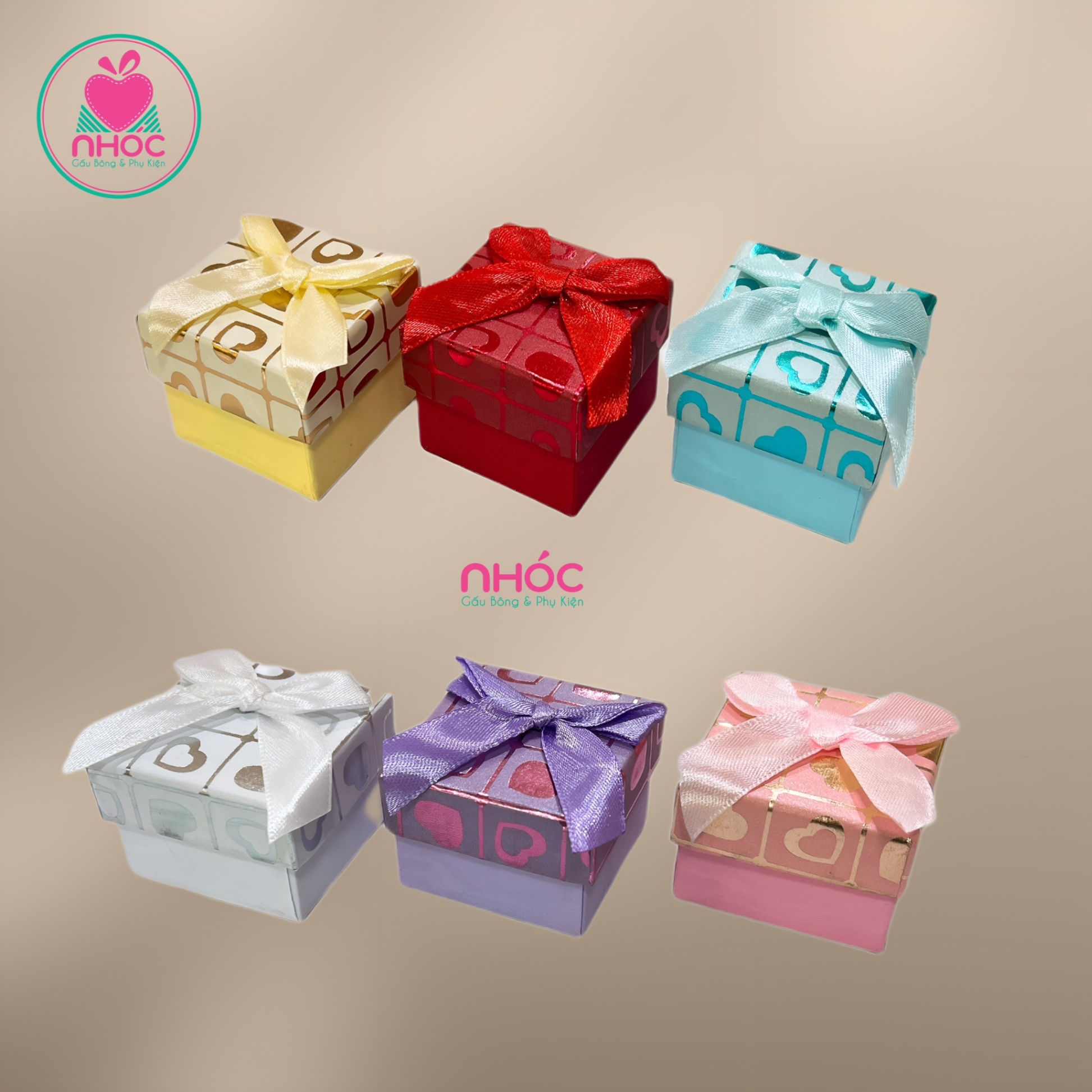 Hộp quà Hàn quốc vuông nhỏ - 5*5 - 1501
