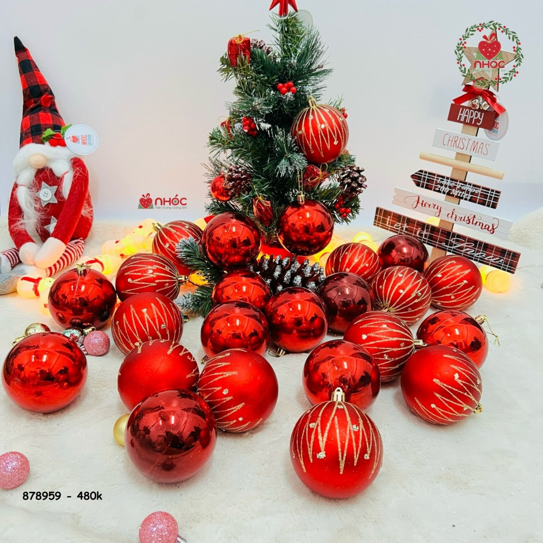 Trái châu kiểu Mix bộ 24 trái - 80 ly - 08480
