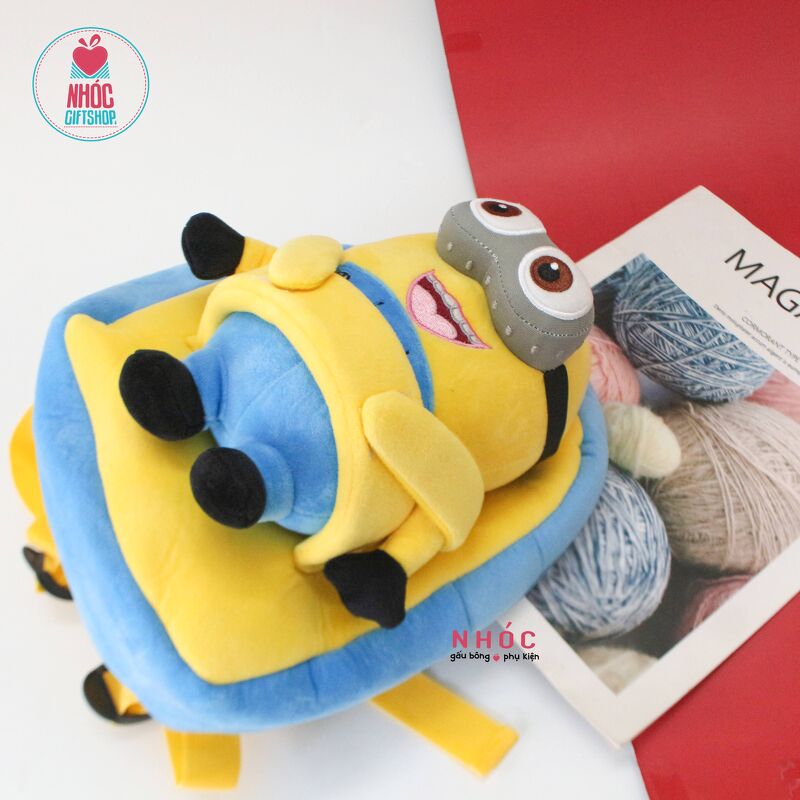 Balo cho bé thú rời Minion - Vàng - 24001