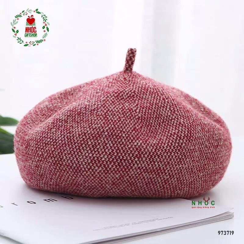 Nón len bánh tiêu - Đỏ đô - 14001