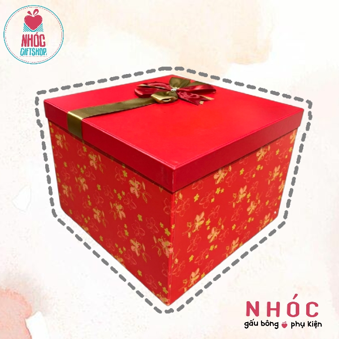 Hộp quà VN Vuông 26 * 26 * 18 - 10502