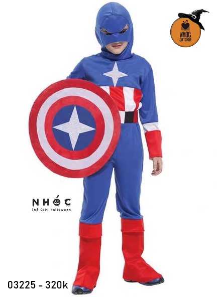 Đồ bộ trẻ em siêu anh hùng Captain America 32001 - M
