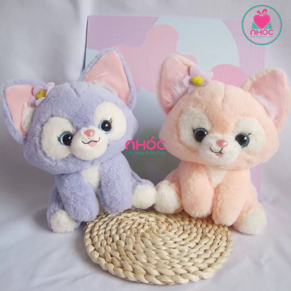 Thú bông nhỏ Thỏ Stella lông xù ngồi